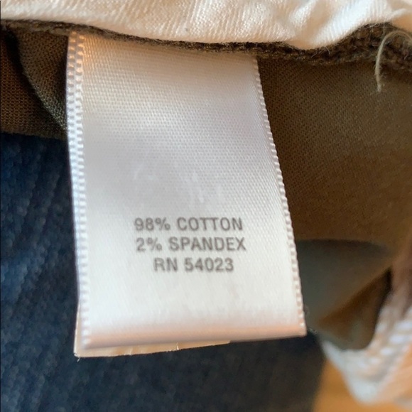 Banana Republic Washed Satin Crop Trouser - Dark Green, size 6 - Picture 6 of 8